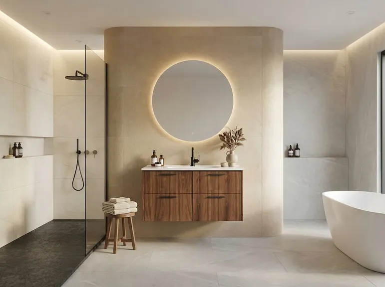 Bathroom vanity lifestyle scene