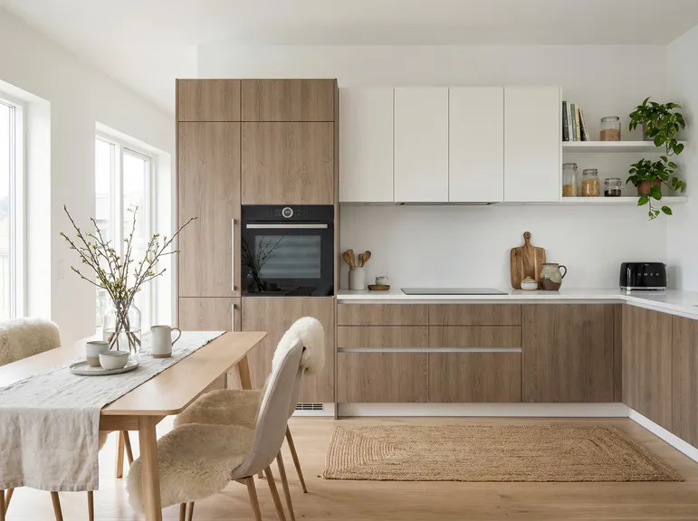 Kitchen cabinet lifestyle scene