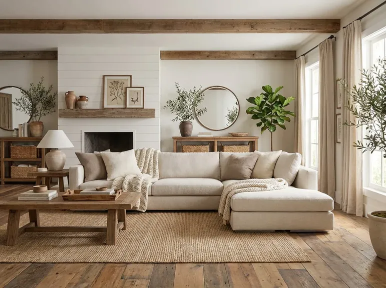 Living room sofa lifestyle scene